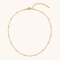 Gold Side Beaded Chain