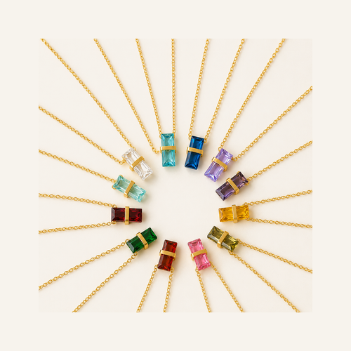 Birthstone of Grace Necklace – Carried in Grace