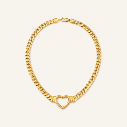 Bold Devotion Heart Necklace – Carried in Grace