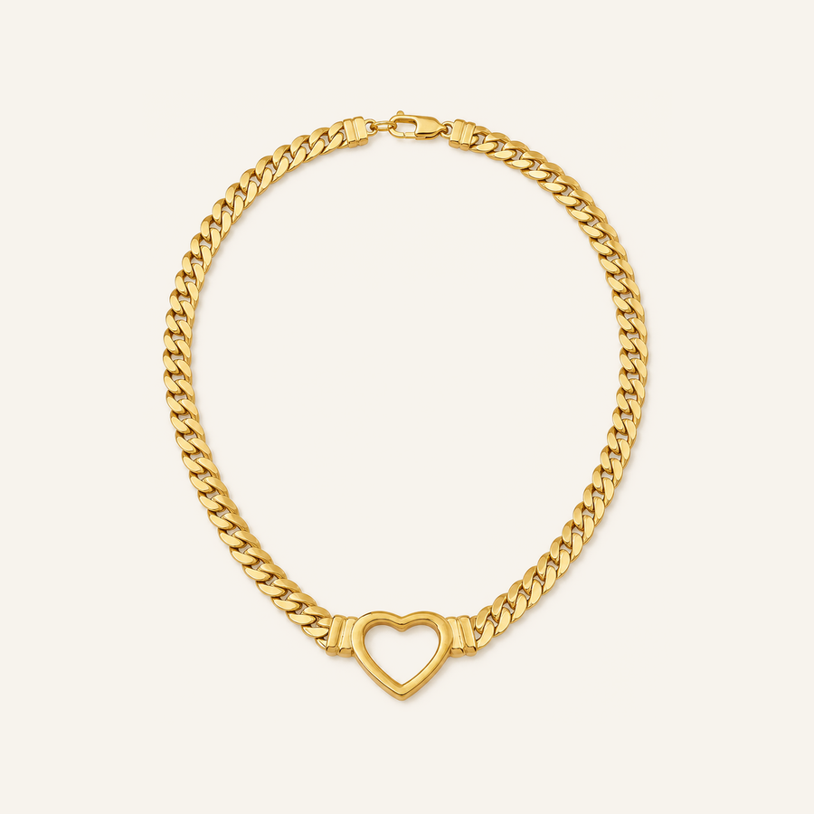 Bold Devotion Heart Necklace