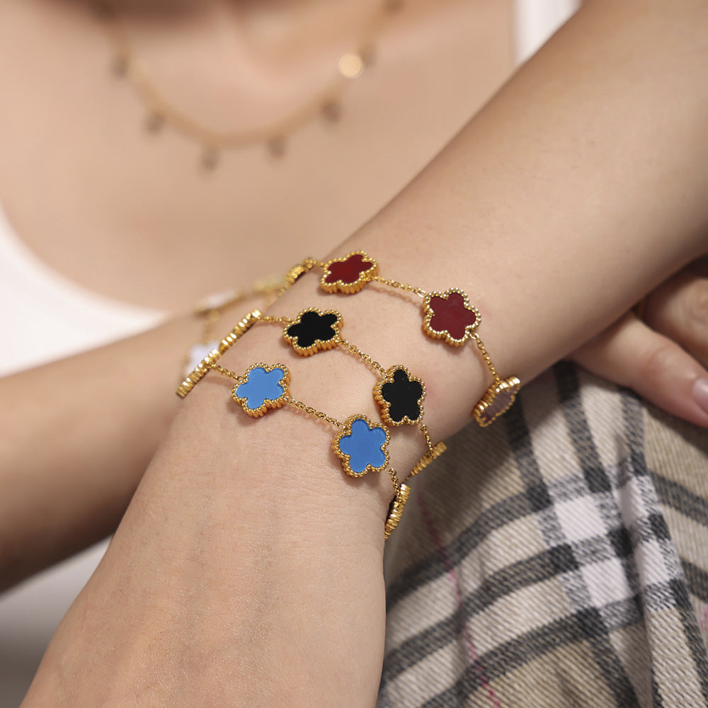 Garden of Grace Flower Bracelet