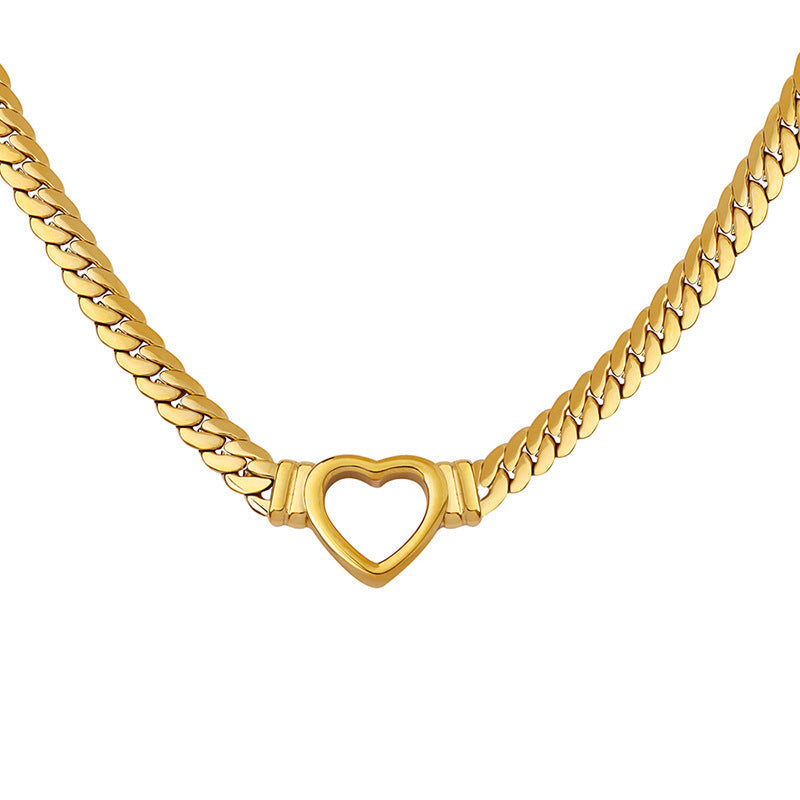 Bold Devotion Heart Necklace — Carried in Grace