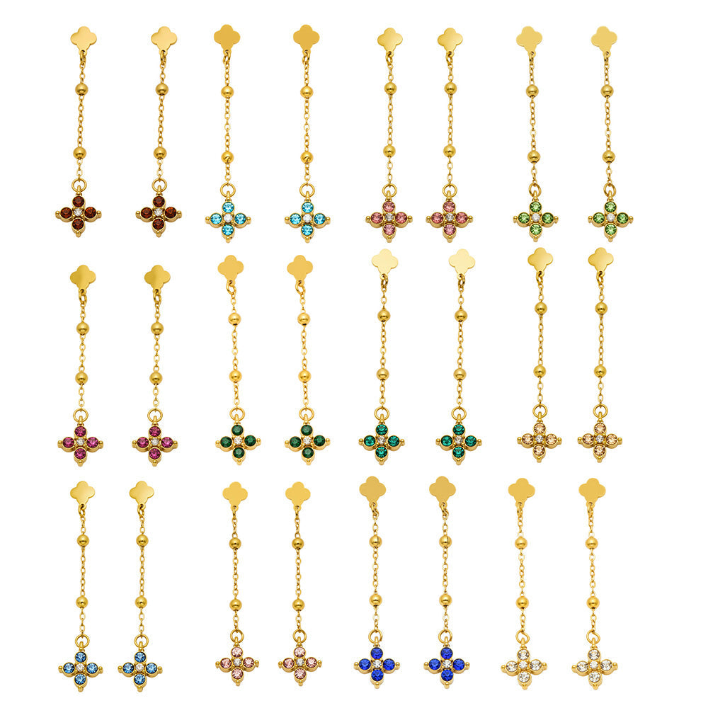Clover Cascade Earrings — Carried in Grace