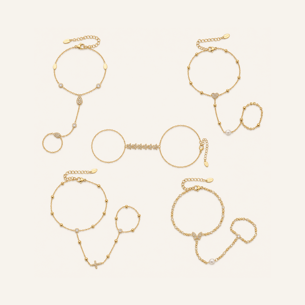 Dainty Grace Finger Chain – Carried in Grace