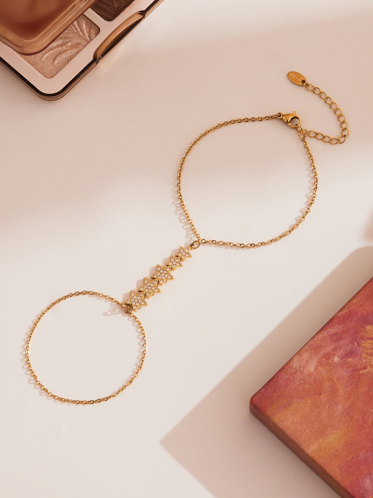 Dainty Grace finger chain collection detail 8