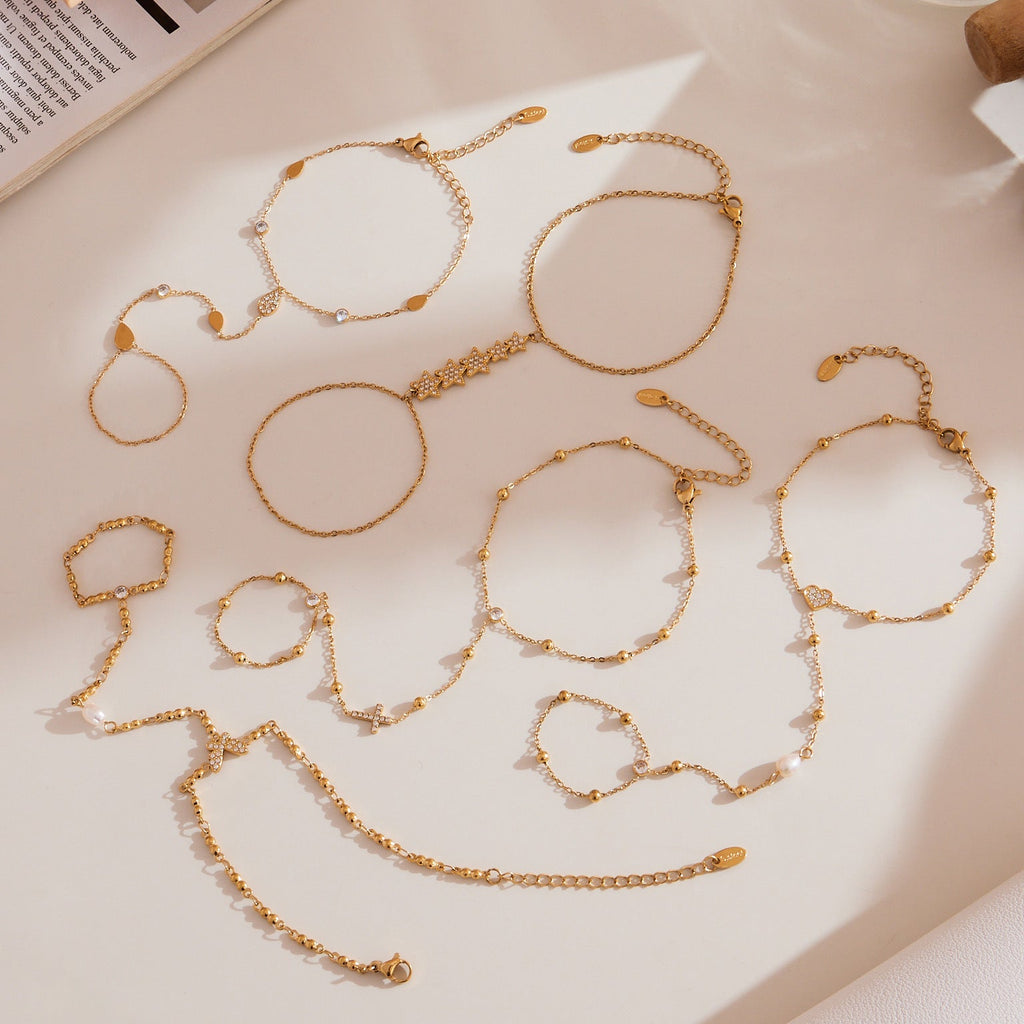 Dainty Grace finger chain collection detail 11