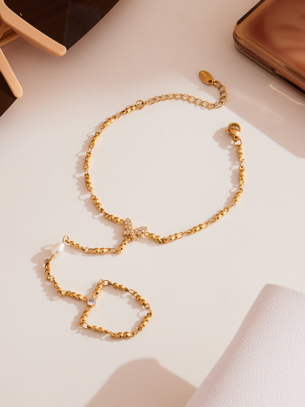 Dainty Grace finger chain collection detail 13