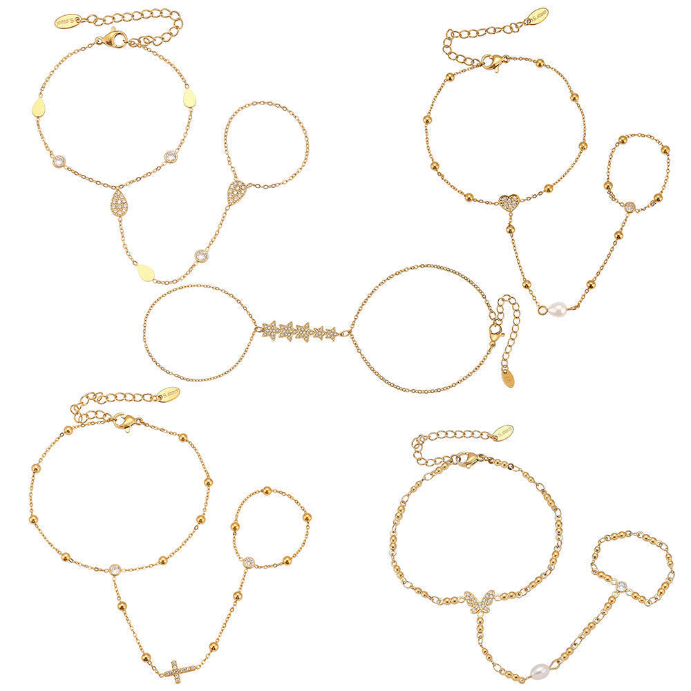 Dainty Grace finger chain collection detail 15