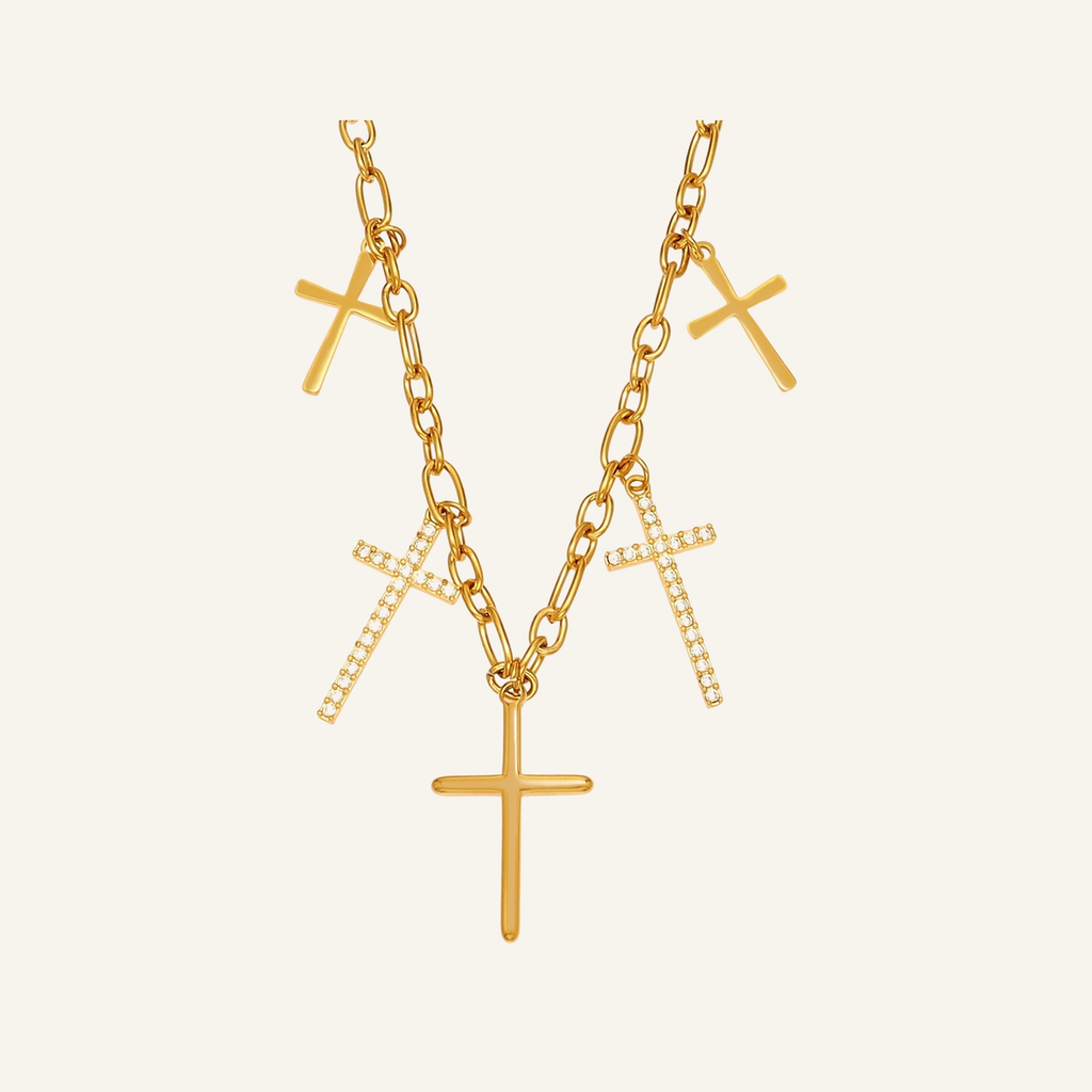 Faith Necklace Duo – Carried in Grace