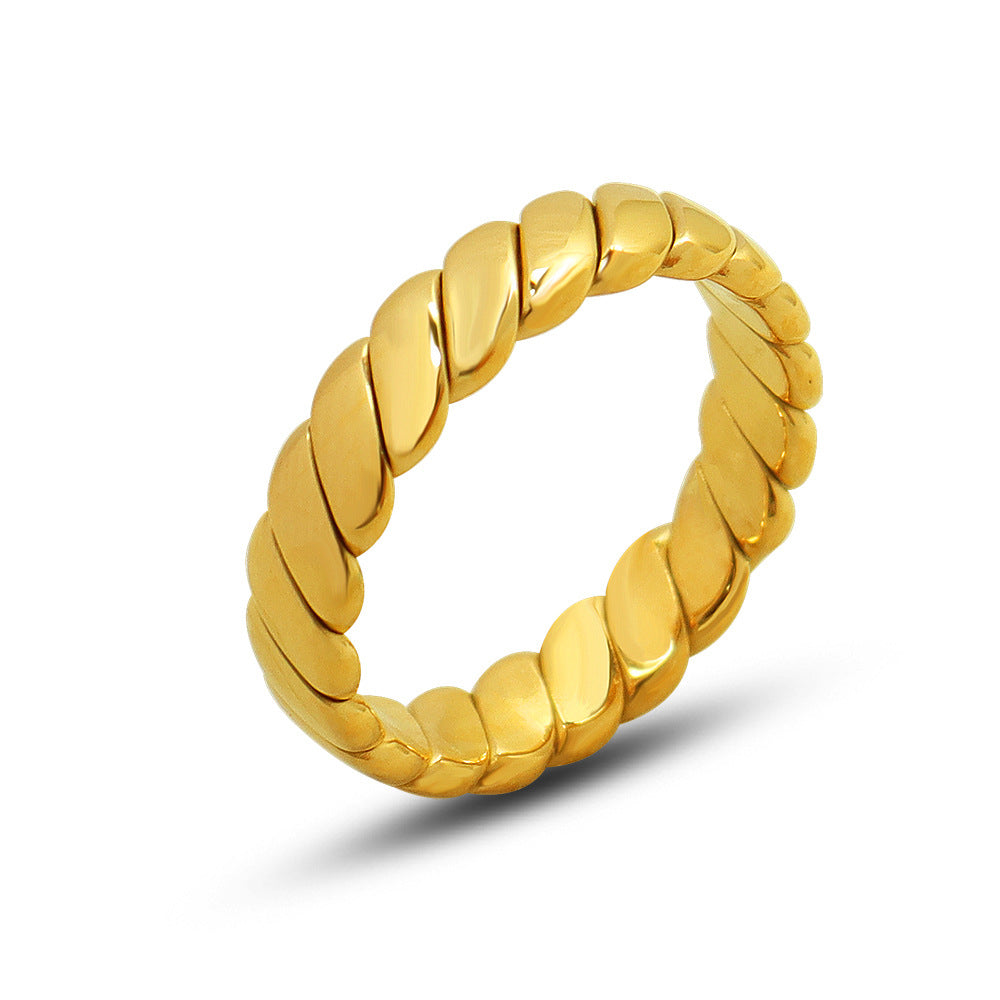 Sculpted Grace Band Ring