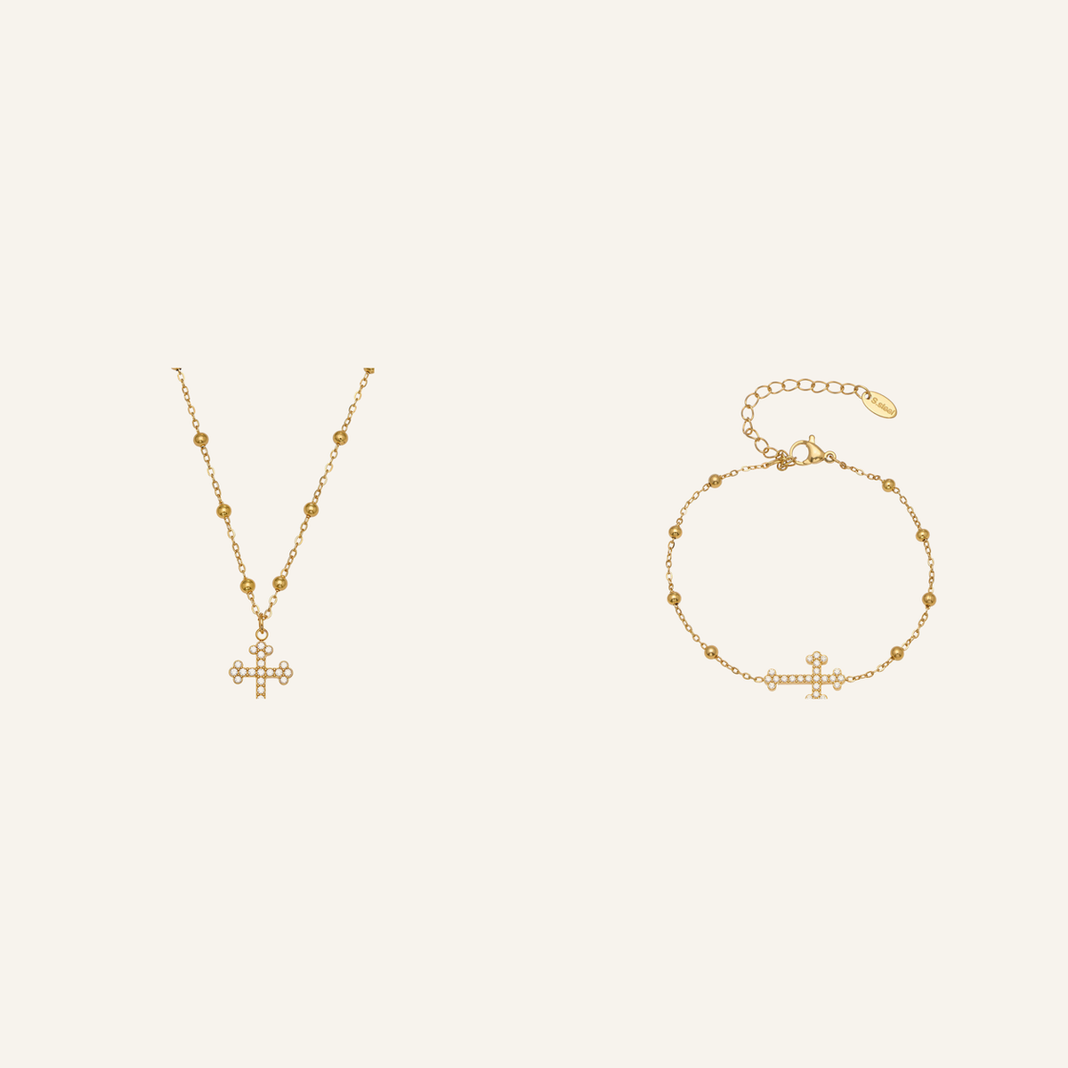 Grace Necklace & Bracelet Set – Carried in Grace
