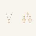 Grace Necklace & Earrings Set – Carried in Grace