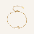Grace Zircon Cross Bracelet – Carried in Grace