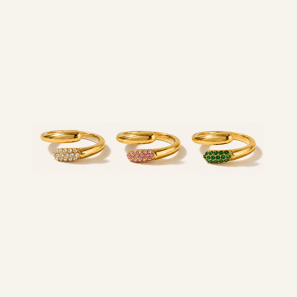 Grace Zircon Cross Ring – Carried in Grace