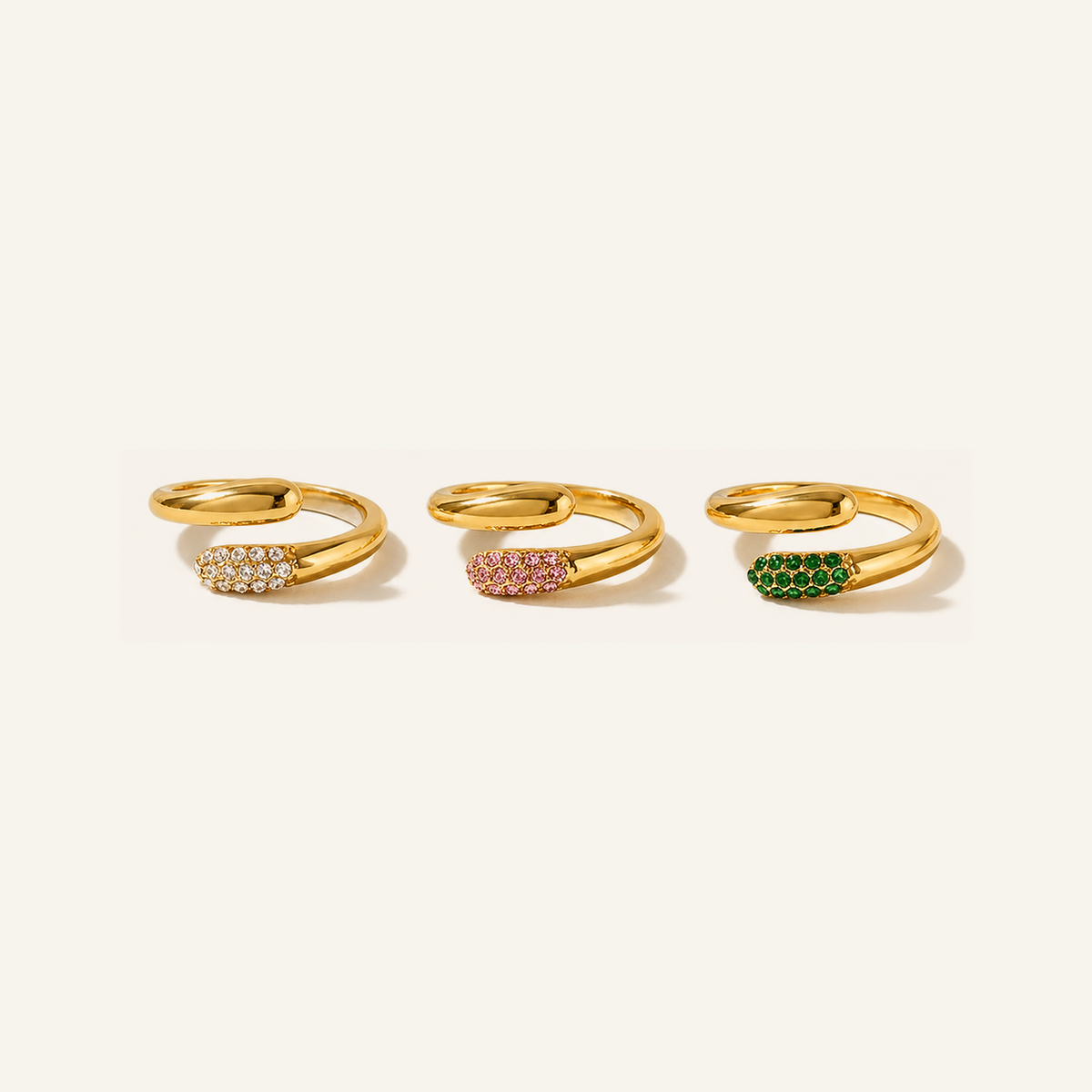 Grace Zircon Cross Ring – Carried in Grace