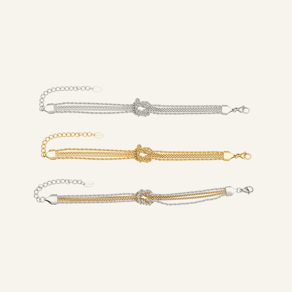 Love Knot Chain Bracelet – Carried in Grace
