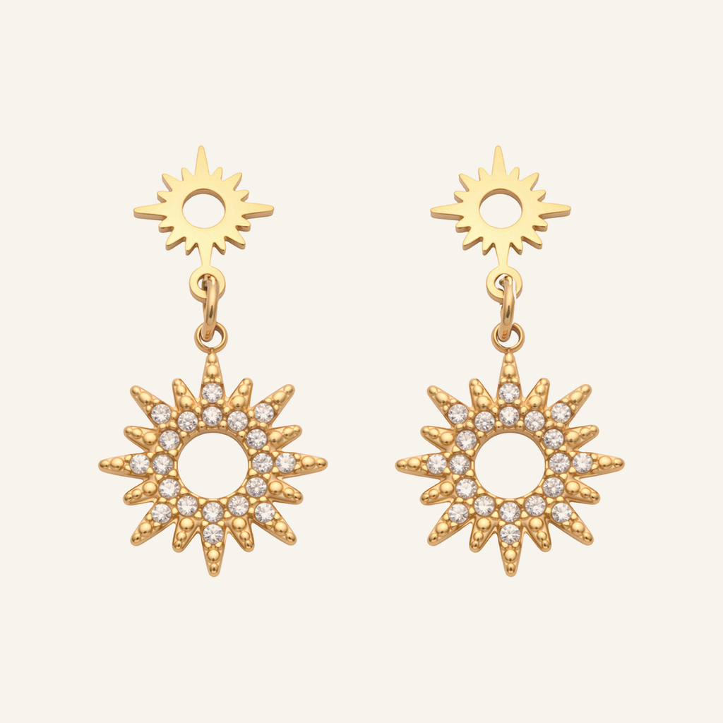 Luminous Zircon Drop Hoops – Carried in Grace