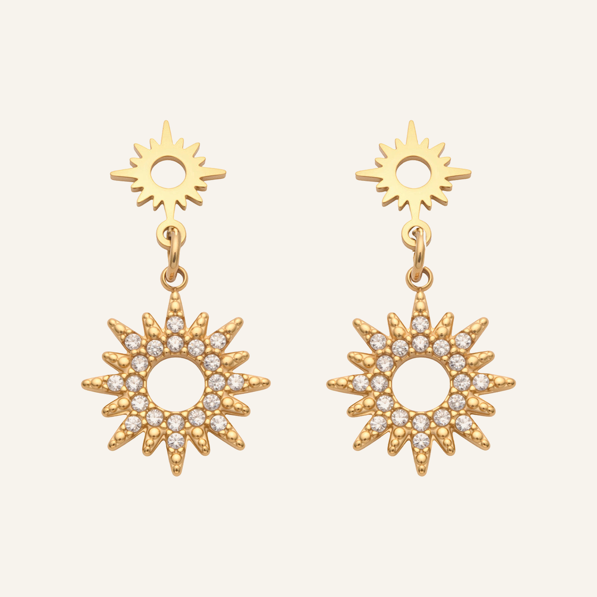 Luminous Zircon Drop Hoops – Carried in Grace