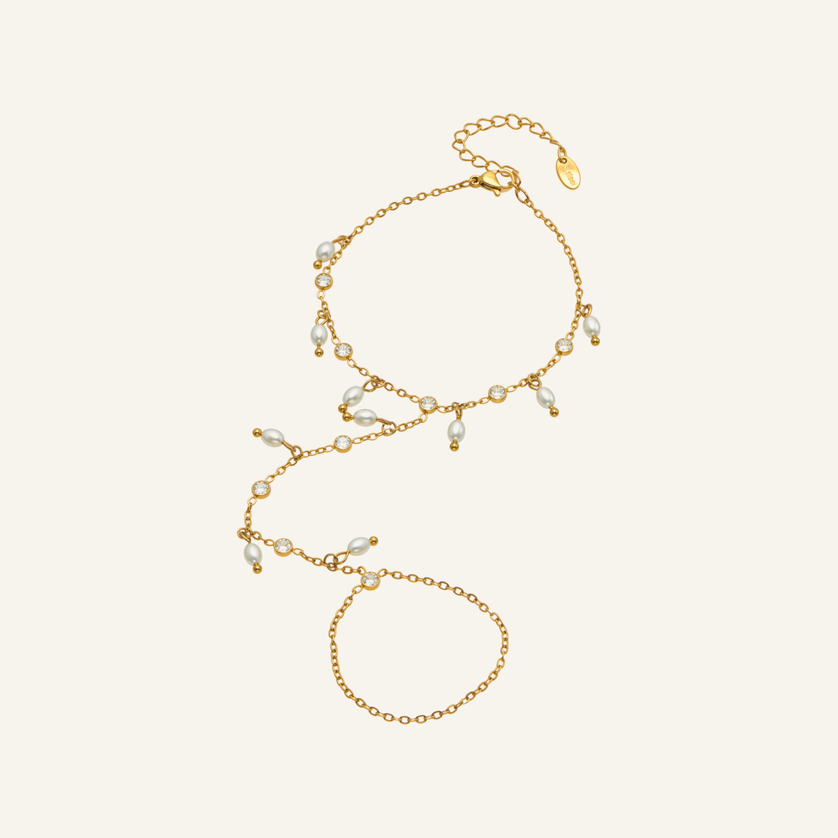Pearl of Grace Hand Chain – Carried in Grace