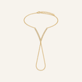 Radiant V Hand Chain – Carried in Grace
