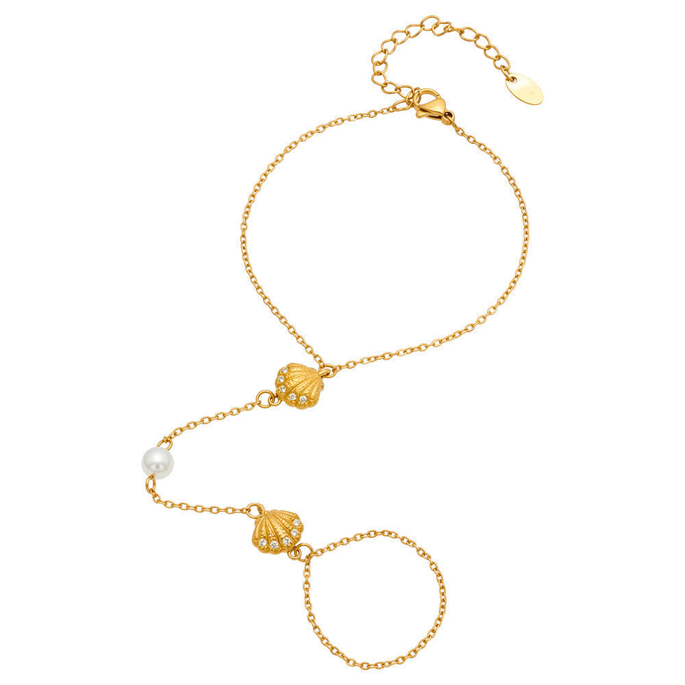 Seashell Grace Hand Chain