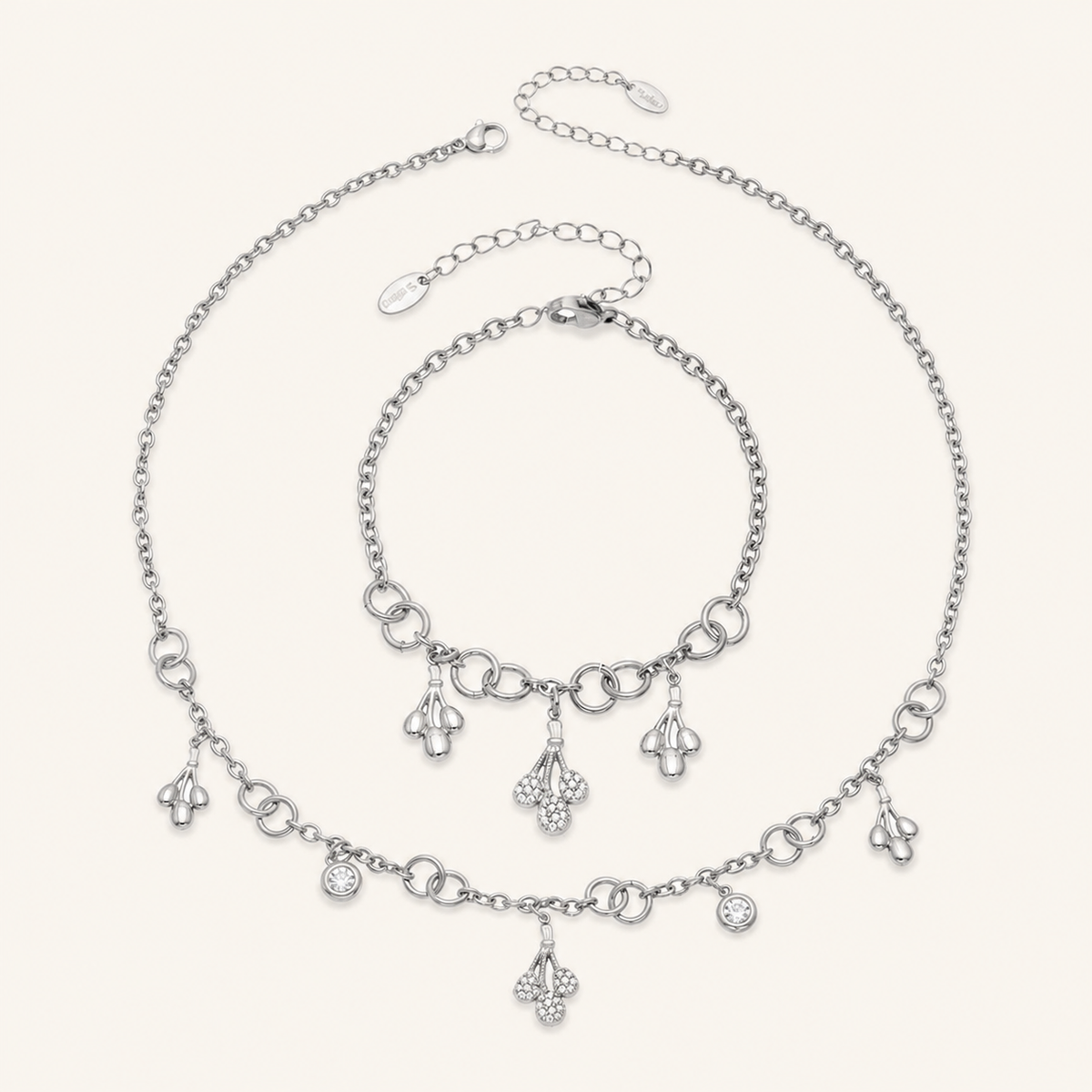 Tears of Grace Zircon Collection – Silver finish overview